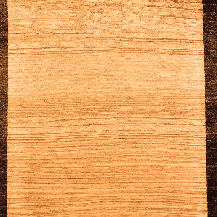 Solid Orange Modern Rug, abs119org