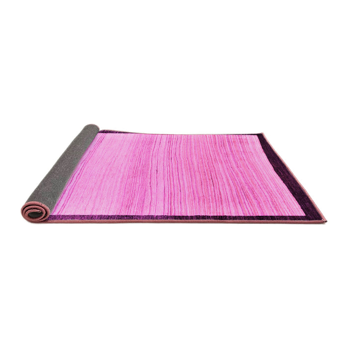Sideview of Solid Pink Modern Rug, abs119pnk