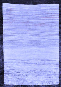 Solid Blue Modern Rug, abs119blu