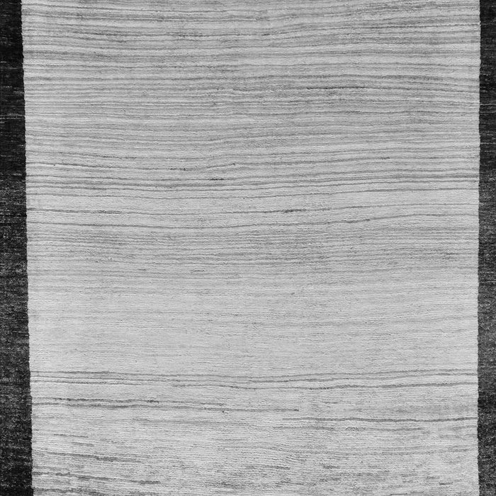 Machine Washable Solid Gray Modern Rug, wshabs119gry