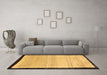 Machine Washable Solid Brown Modern Rug in a Living Room,, wshabs119brn