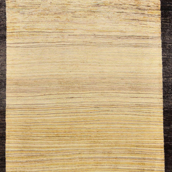 Machine Washable Abstract Chrome Gold Yellow Rug, wshabs119