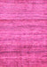 Machine Washable Abstract Pink Modern Rug, wshabs11pnk