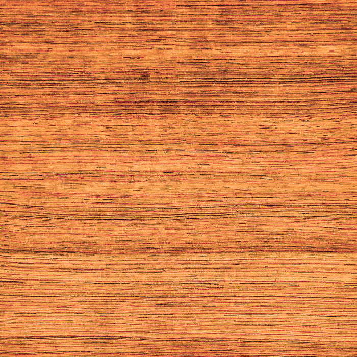 Square Abstract Orange Modern Rug, abs11org