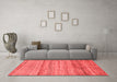 Modern Red Washable Rugs