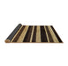 Sideview of Abstract Bronze Brown Modern Rug, abs120