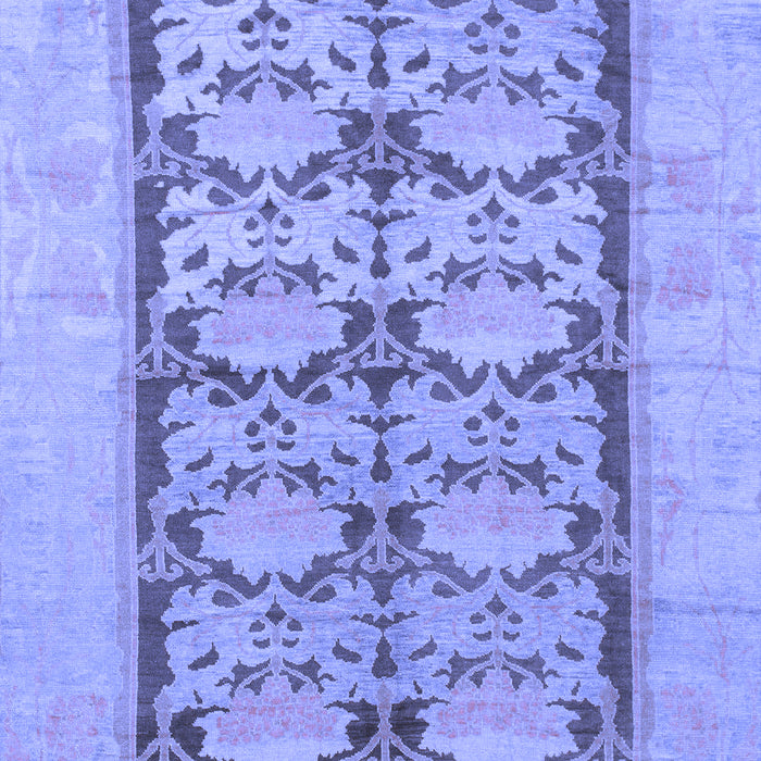 Machine Washable Abstract Blue Modern Rug, wshabs1200blu