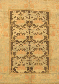 Abstract Brown Modern Rug, abs1200brn