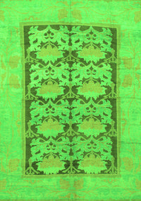 Abstract Green Modern Rug, abs1200grn