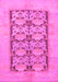 Machine Washable Abstract Pink Modern Rug, wshabs1200pnk