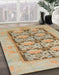 Abstract Sand Brown Modern Rug in Family Room, abs1200