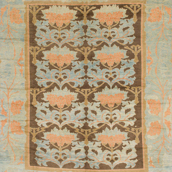 Machine Washable Abstract Sand Brown Rug, wshabs1200