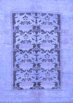 Abstract Blue Modern Rug, abs1200blu