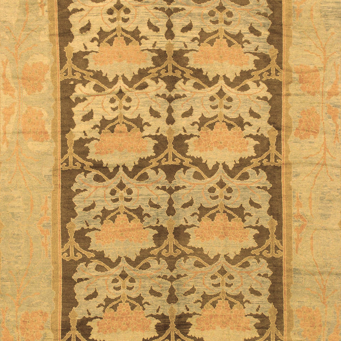 Machine Washable Abstract Brown Modern Rug, wshabs1200brn