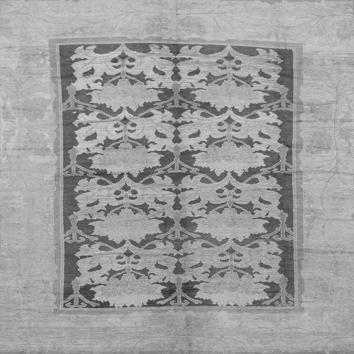 Square Machine Washable Abstract Gray Modern Rug, wshabs1200gry