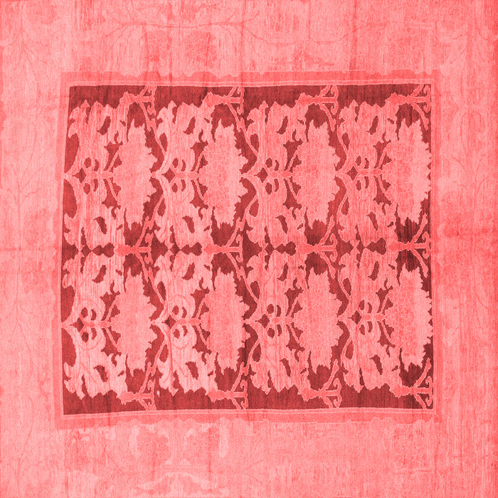 Machine Washable Abstract Red Modern Rug, wshabs1200red
