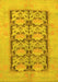 Abstract Yellow Modern Rug, abs1200yw