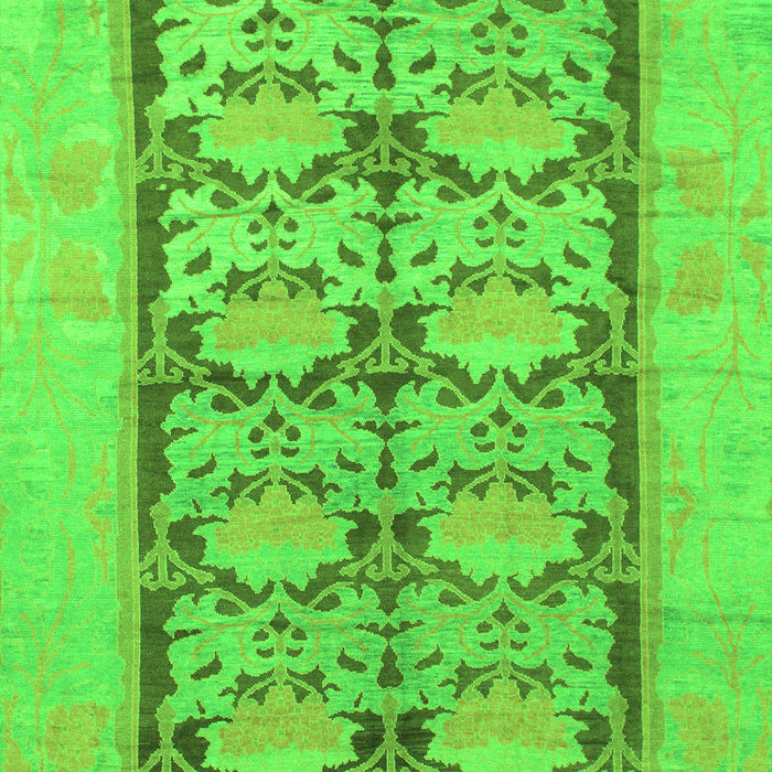 Machine Washable Abstract Green Modern Area Rugs, wshabs1200grn