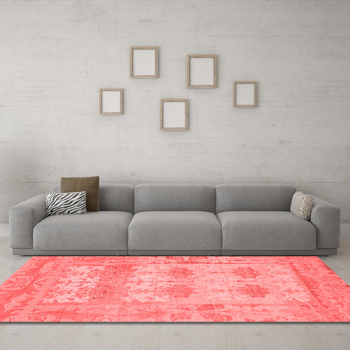 Traditional Red Washable Rugs