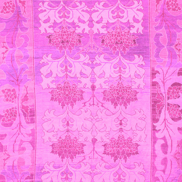 Machine Washable Oriental Pink Traditional Rug, wshabs1201pnk