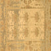 Square Oriental Brown Traditional Rug, abs1201brn