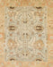 Machine Washable Abstract Gold Rug, wshabs1202