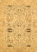 Machine Washable Oriental Brown Traditional Rug, wshabs1202brn