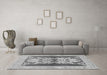Machine Washable Abstract Gray Modern Rug in a Living Room,, wshabs1203gry