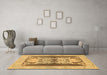 Machine Washable Abstract Brown Modern Rug in a Living Room,, wshabs1203brn