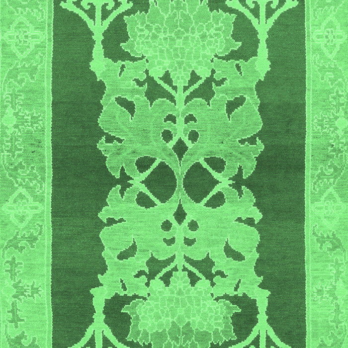 Abstract Emerald Green Modern Rug, abs1203emgrn