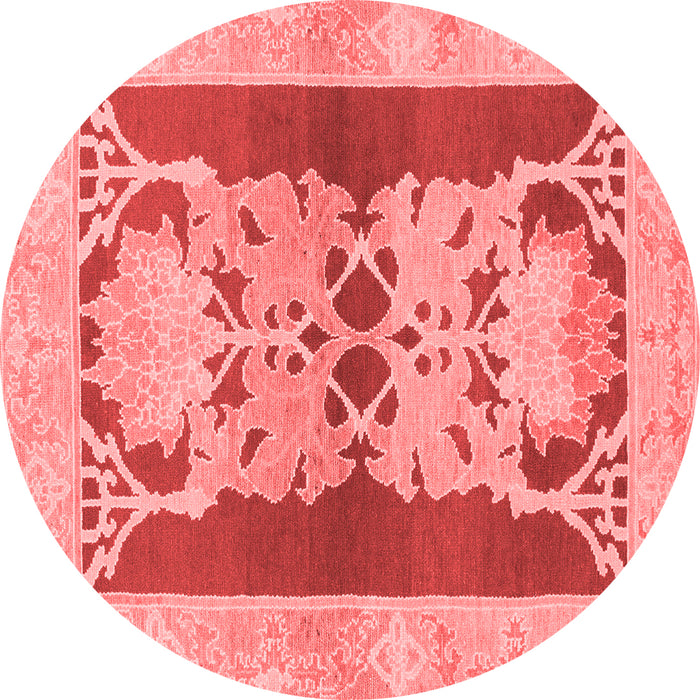 Machine Washable Abstract Red Modern Rug, wshabs1203red