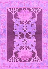 Abstract Purple Modern Rug, abs1203pur