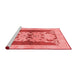 Modern Red Washable Rugs