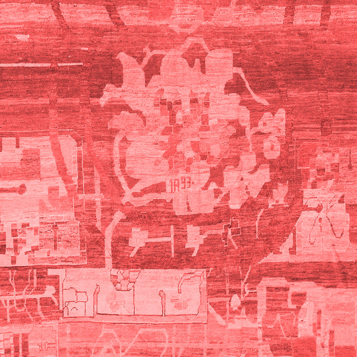 Abstract Red Modern Area Rugs