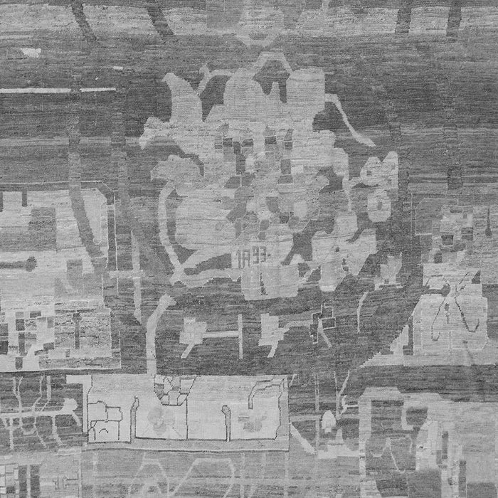 Machine Washable Abstract Gray Modern Rug, wshabs1204gry