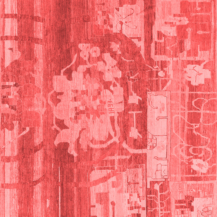 Abstract Red Modern Rug, abs1204red