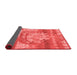 Abstract Red Modern Area Rugs