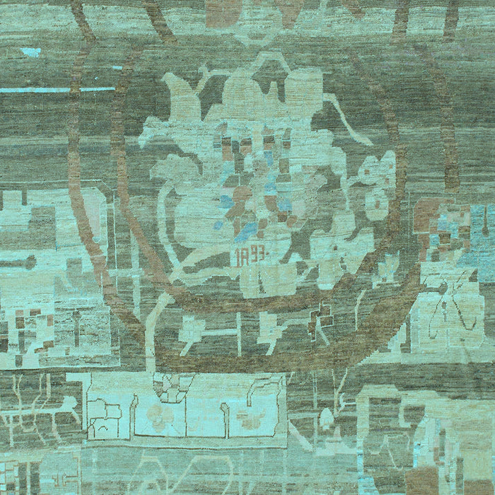 Machine Washable Abstract Light Blue Modern Rug, wshabs1204lblu