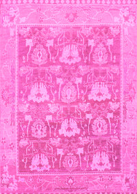 Oriental Pink Traditional Rug, abs1205pnk