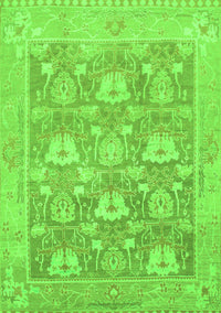 Oriental Green Traditional Rug, abs1205grn