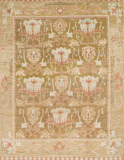 Abstract Orange Oriental Rug, abs1205