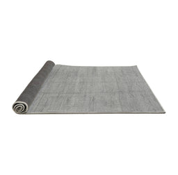 Sideview of Abstract Gray Modern Rug, abs1206gry