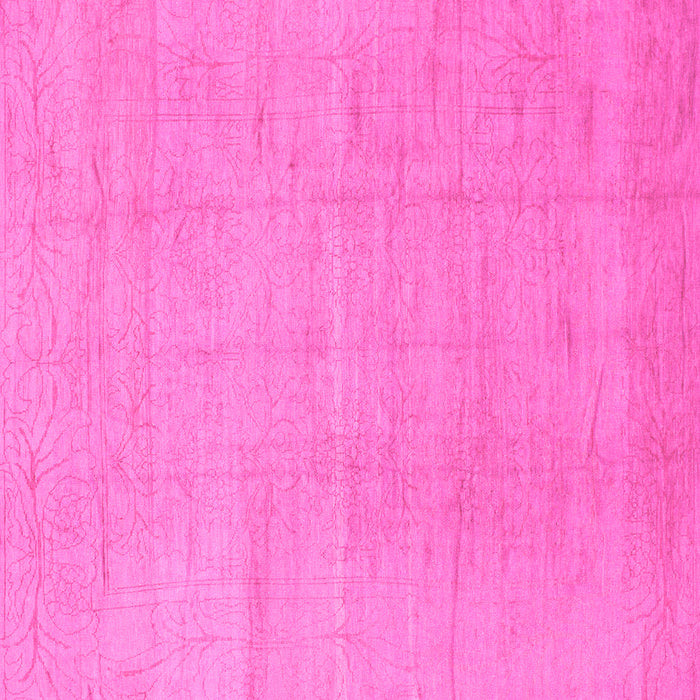 Square Machine Washable Abstract Pink Modern Rug, wshabs1206pnk