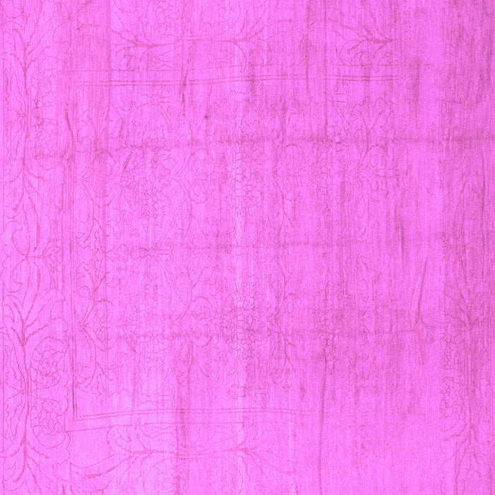Square Machine Washable Abstract Purple Modern Area Rugs, wshabs1206pur