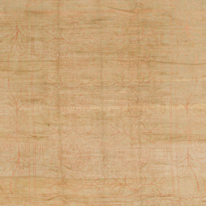 Machine Washable Abstract Orange Rug, wshabs1206