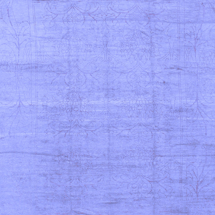 Machine Washable Abstract Blue Modern Rug, wshabs1206blu