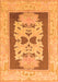 Machine Washable Abstract Orange Modern Area Rugs, wshabs1207org