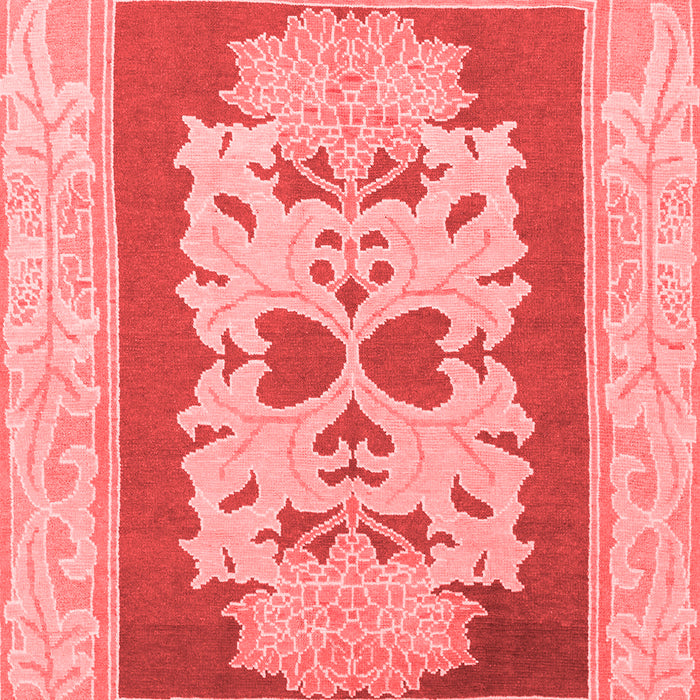 Abstract Red Modern Area Rugs