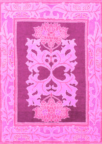 Abstract Pink Modern Rug, abs1207pnk