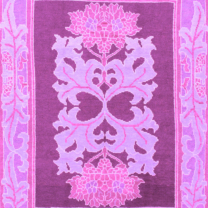 Machine Washable Abstract Purple Modern Area Rugs, wshabs1207pur